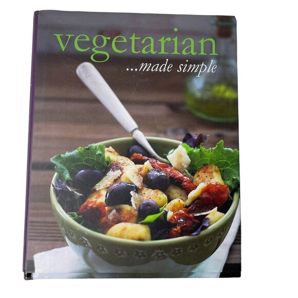 Easy Vegetarian Cookbook Made Simple 2011 Great for Veganuary  Illustrated Hardc - Picture 1 of 8